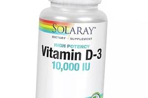 Витамин Д3 Vitamin D-3 10000 Solaray 60вегкапс (36411067)