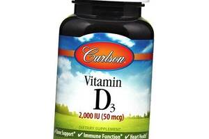 Витамин Д3 Vitamin D3 2000 Carlson Labs 120гелкапс (36353071)