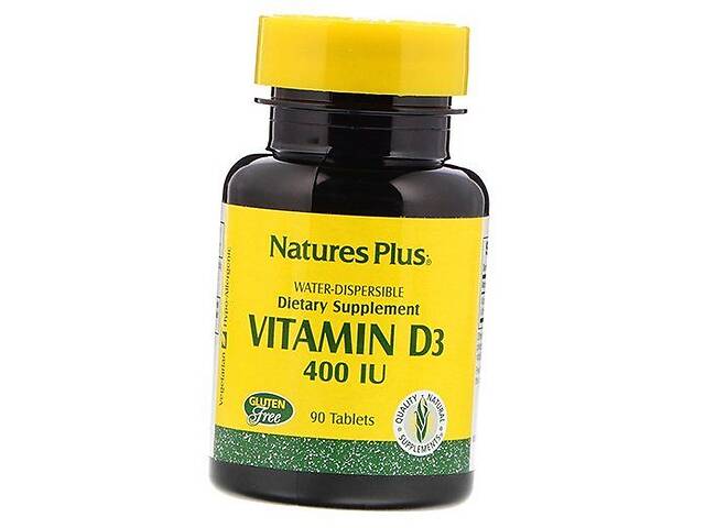 Витамин Д3 Vitamin D3 400 Nature's Plus 90таб (36375121)