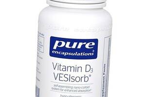 Вітамін Д3, Vitamin D3 VESIsorb, Pure Encapsulations 60капс (36361099)