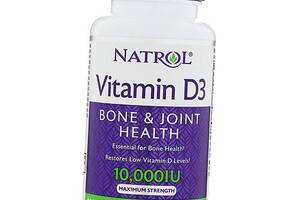 Витамин Д3, здоровье костей и суставов, Vitamin D3 10000, Natrol 60таб (36358022)