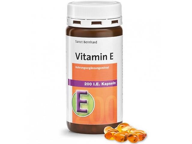 Витамин E Sanct Bernhard Vitamin E 200 IU Natural 240 Caps