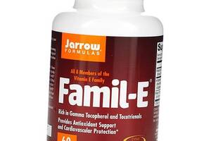 Витамин Е Смесь токоферолов Famil-E Jarrow Formulas 60гелкапс (36345068)