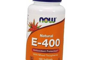 Витамин Е Смесь токоферолов Natural E-400 Mixed Tocopherols Now Foods 100гелкапс (36128370)