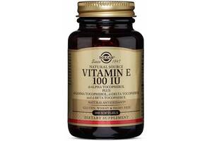 Витамин E Solgar Vitamin E 100 IU Mixed Tocopherols 100 Softgels