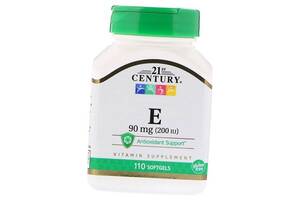 Витамин Е Vitamin E 90 (200 IU) 21st Century 110гелкапс (36440005)