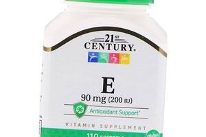 Витамин Е Vitamin E 90 (200 IU) 21st Century 110гелкапс (36440005)