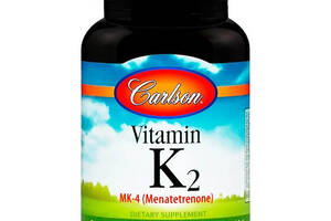 Витамин К2 Carlson MK-4 Менатетренон Labs Vitamin K2 Menatetrenone 5 мг 60 капсул (CL1000)