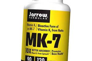Вітамін К2 у формі MK-7, MK-7, Jarrow Formulas 120 гелкапс (36345022)