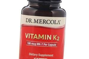 Вітамін К2 у формі MK-7, Vitamin K2, Dr. Mercola 30капс (36387022)