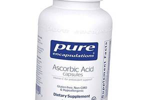 Витамин С Аскорбиновая кислота Ascorbic Acid Pure Encapsulations 90капс (36361055)