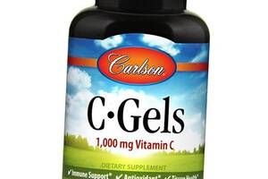 Вітамін С, Аскорбінова кислота, C-Gels, Carlson Labs 100гелкапс (36353076)
