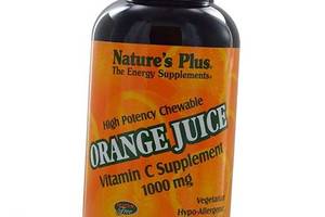 Витамин С Аскорбиновая кислота Orange Juice Vitamin C 1000 Nature's Plus 60таб (36375151)