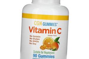 Витамин С Аскорбиновая кислота Vitamin C Gummies California Gold Nutrition 90таб Апельсин (36427006)