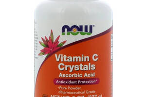 Витамин С, Кристалы, Vitamin C Crystals, Now Foods, 8 oz (227 гр)