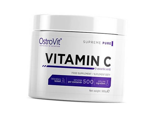 Витамин С порошок Ostrovit Vitamin C Powder 500 г Без вкуса (36250011)