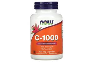 Витамин С с биофлавоноидами C-1000 Now Foods 100 вегетарианских капсул