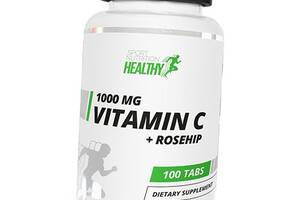 Витамин С с Шиповником Healthy Vitamin C 1000 With Rose Hip MST 100таб (36288020)
