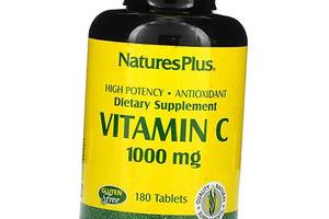 Витамин С с Шиповником Vitamin C 1000 with Rose Hips Nature's Plus 180таб (36375161)