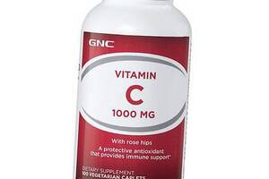 Витамин С Vitamin C 1000 caplet GNC 500вегкаплет (36120143)