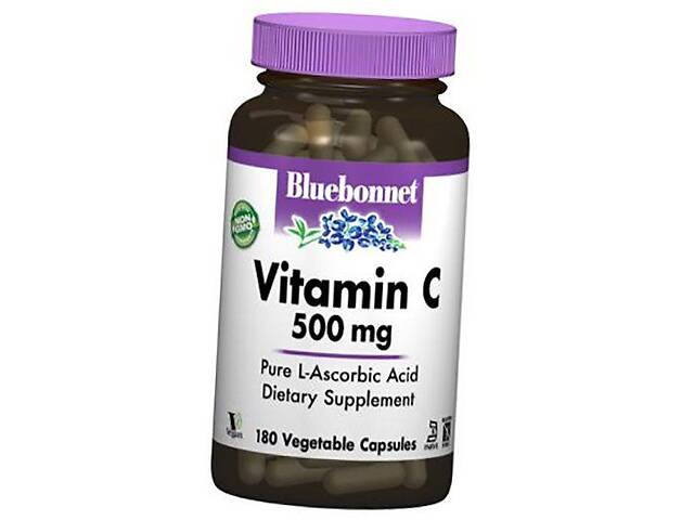 Витамин С Vitamin C 500 Bluebonnet Nutrition 180вегкапс (36393016)