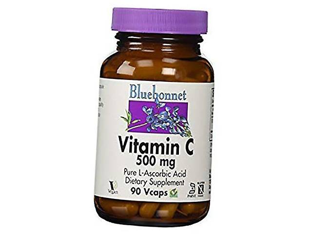 Витамин С Vitamin C 500 Bluebonnet Nutrition 90вегкапс (36393016)