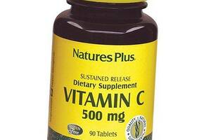 Витамин С Vitamin C 500 Nature's Plus 90таб (36375068)