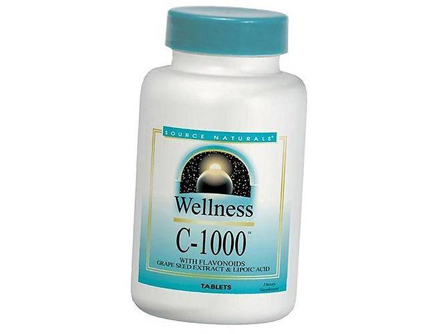 Витамин С Wellness C-1000 Source Naturals 100таб (36355064)