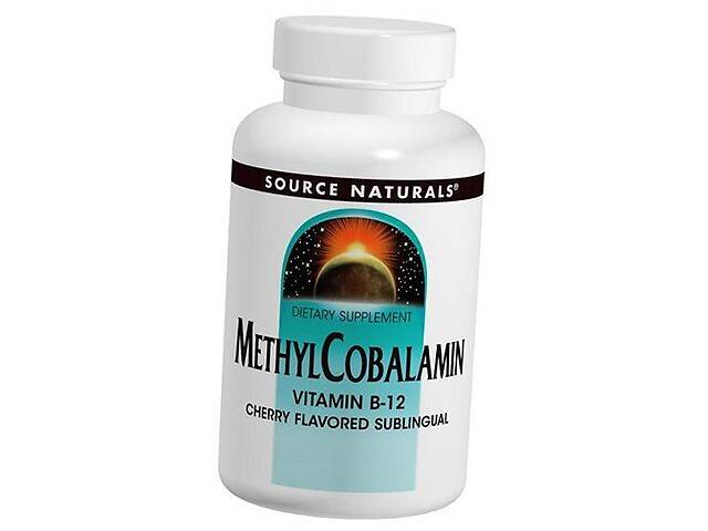 Витамин В12 Метилкобаламин MethylCobalamin B-12 Source Naturals 60леденцов Вишня (36355083)