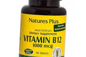 Витамин В12 Метилкобаламин Vitamin B12 1000 Nature's Plus 90таб (36375169)