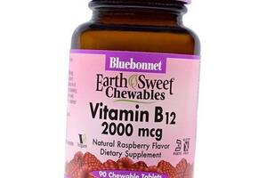 Витамин В12 Цианокобаламин Vitamin B12 2000 Bluebonnet Nutrition 90таб Малина (36393084)