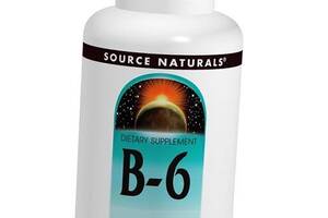 Витамин В6 (Пиридоксин) B-6 Source Naturals 100таб (36355063)