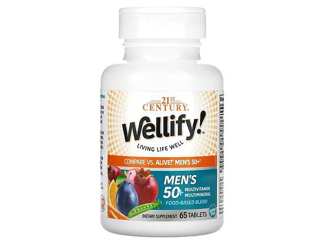 Витаминно-минеральный комплекс 21st Century Wellify Men's 50+ Multivitamin Multimineral 65 Tabs