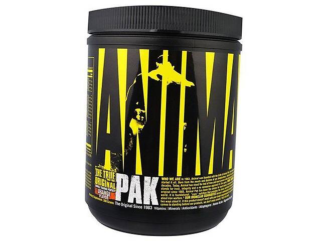 Витаминно-минеральный комплекс Animal Pak Powder Universal Nutrition 342г Апельсин (36086014)