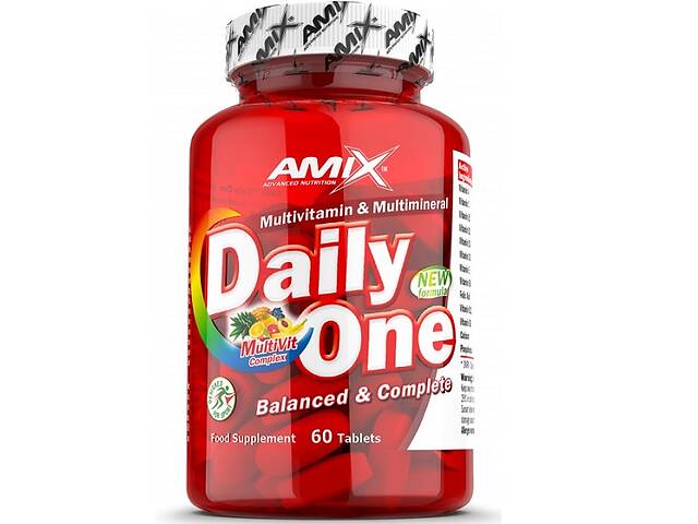Витаминно-минеральный комплекс для спорта Amix Nutrition Daily One 60 Tabs
