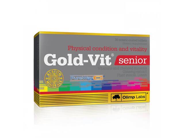 Витаминно-минеральный комплекс для спорта Olimp Nutrition Gold-Vit for senior 30 Tabs