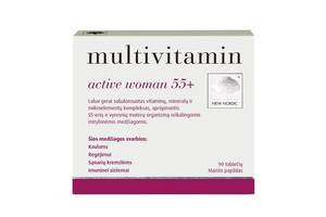 Витаминно-минеральный комплекс для женщин New Nordic Multivitamin active women 55+ 90 Tabs