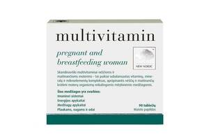 Витаминно-минеральный комплекс для женщин New Nordic Multivitamin Pregnant and Breastfeeding Woman 90 Tabs