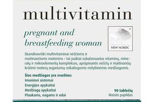 Витаминно-минеральный комплекс для женщин New Nordic Multivitamin Pregnant and Breastfeeding Woman 90 Tabs