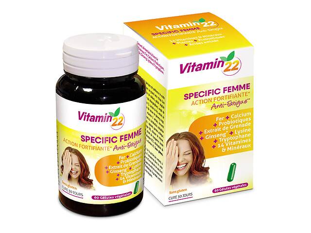 Витаминно-минеральный комплекс для женщин VITAMIN'22 SPECIFIC FEMME 60 Caps