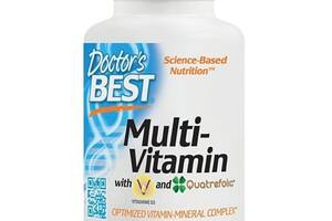 Витаминно-минеральный комплекс Doctor's Best Multi-Vitamin Quatrefolic 90 Veg Caps