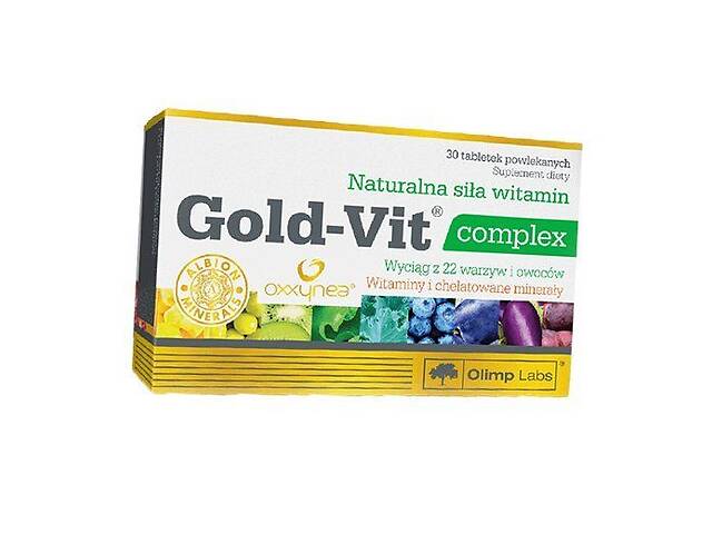 Витаминно-минеральный комплекс Gold-Vit complex Olimp Nutrition 30таб (36283097)
