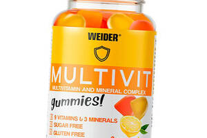 Витаминно-минеральный комплекс Multivit Gummies Weider 80таб Апельсин-лимон (36089018)