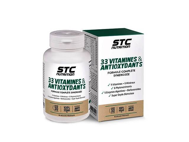 Витаминно-минеральный комплекс STC NUTRITION 33 VITAMINES & ANTIOXYDANTS® 90 Caps