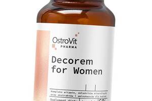 Витаминный комплекс для женщин Ostrovit Pharma Decorem For Women 60 капс (36250049)