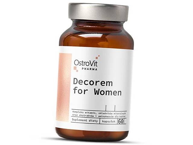 Витаминный комплекс для женщин Ostrovit Pharma Decorem For Women 60 капс (36250049)