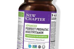 Вітаміни для вагітних, Perfect Prenatal Multivitamin, New Chapter 192вегтаб (36377001)