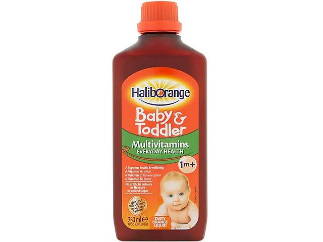 Витамины для детей Haliborange Baby Multivitamin 250 ml Orange