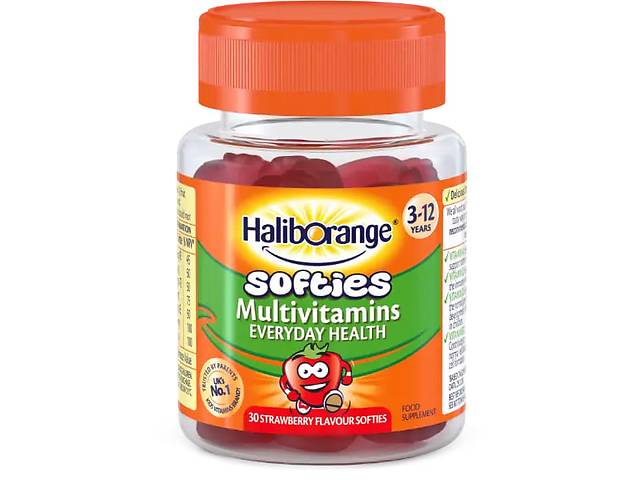 Витамины для детей Haliborange Kids Multivitamin STR 30 Gummies Strawberry