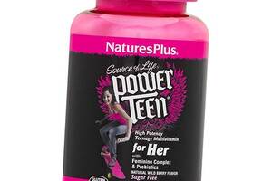 Вітаміни для дівчаток Power Teen for Her Nature's Plus 60таб Дика ягода (36375044)